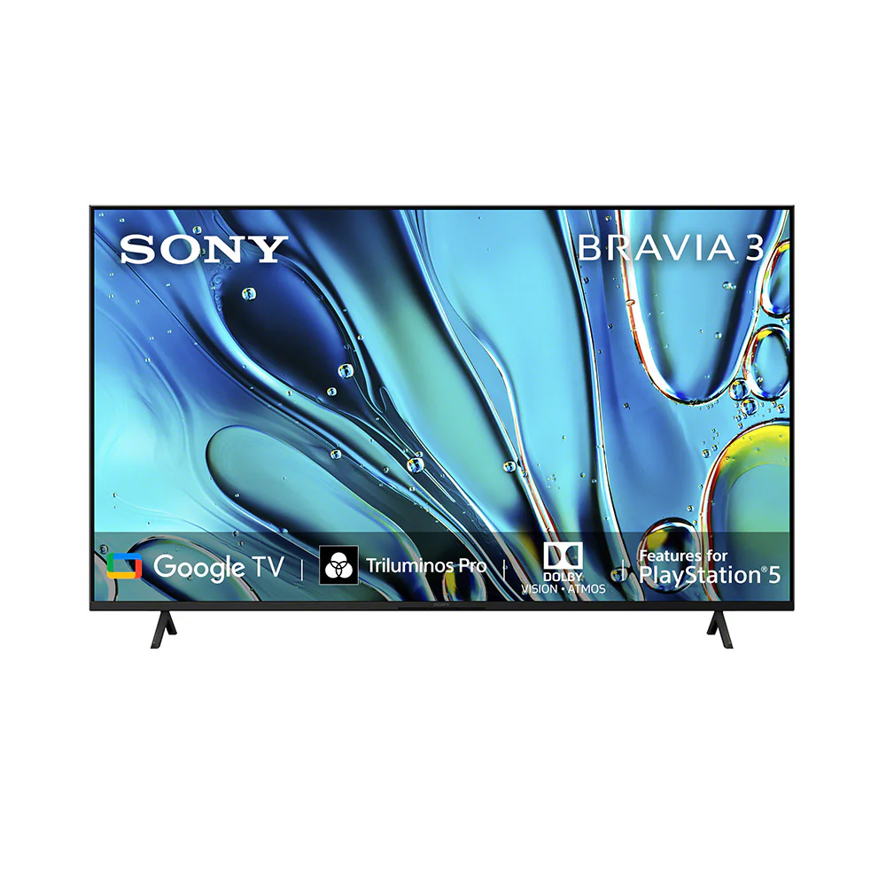 Sony 139 cm (55) BRAVIA 3 4K Ultra HD Smart LED Google TV K-55S30 (Black)