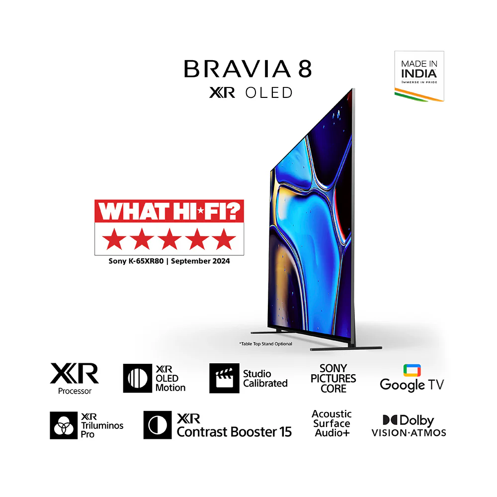 Sony 139 cm (55) BRAVIA 8 4K Ultra HD Smart OLED Google TV K-55XR80 (Black) - Image 6