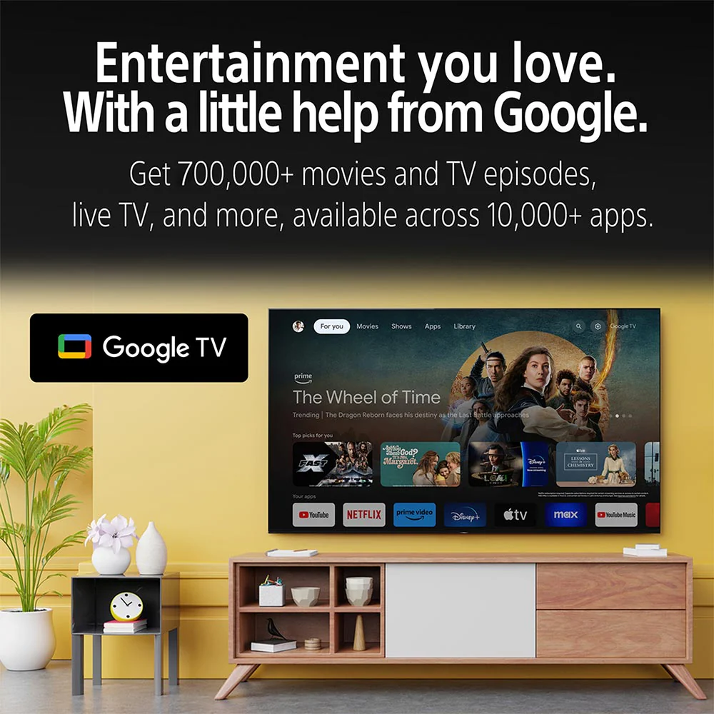 Sony 189 cm (75) BRAVIA 9 4K Ultra HD Smart Mini LED Google TV K-75XR90 (Black) - Image 3