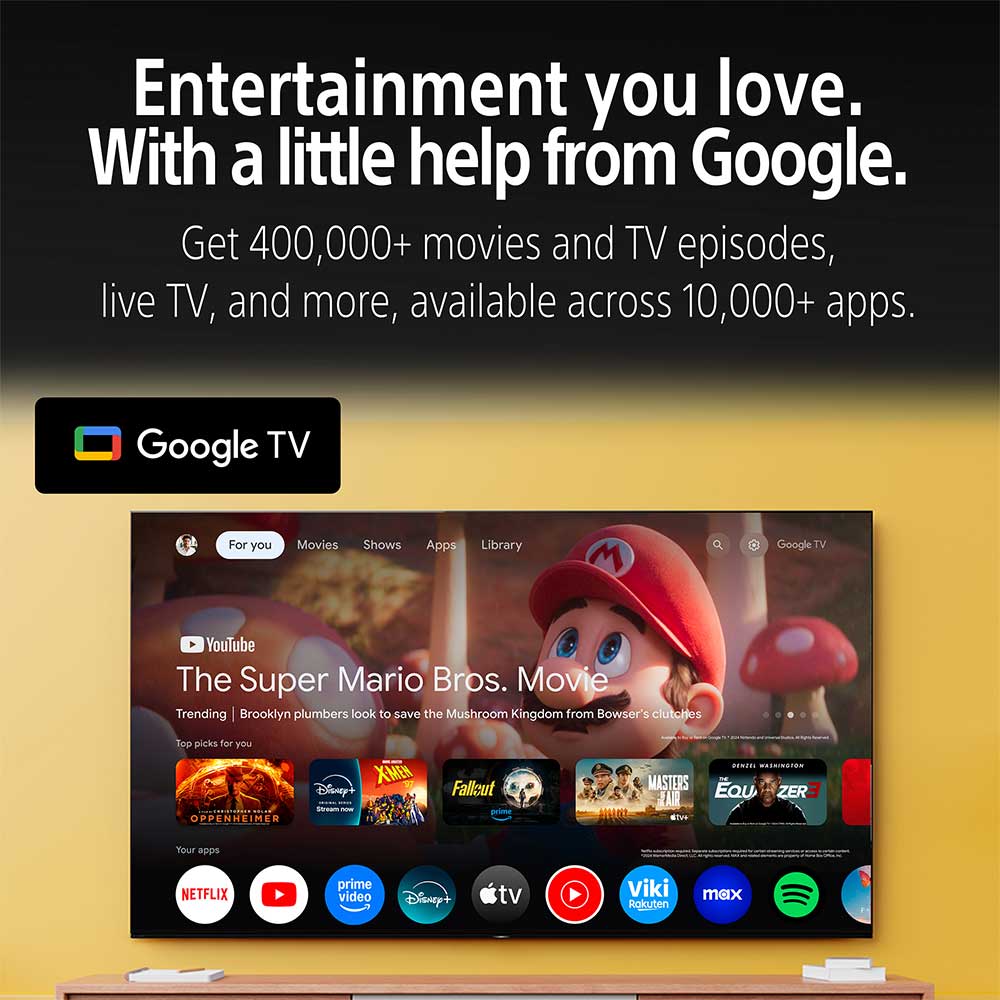 Sony 139 cm (55) BRAVIA 5 4K Ultra HD AI Technology Smart Mini LED Google TV K-55XR55A (Black) - Image 2