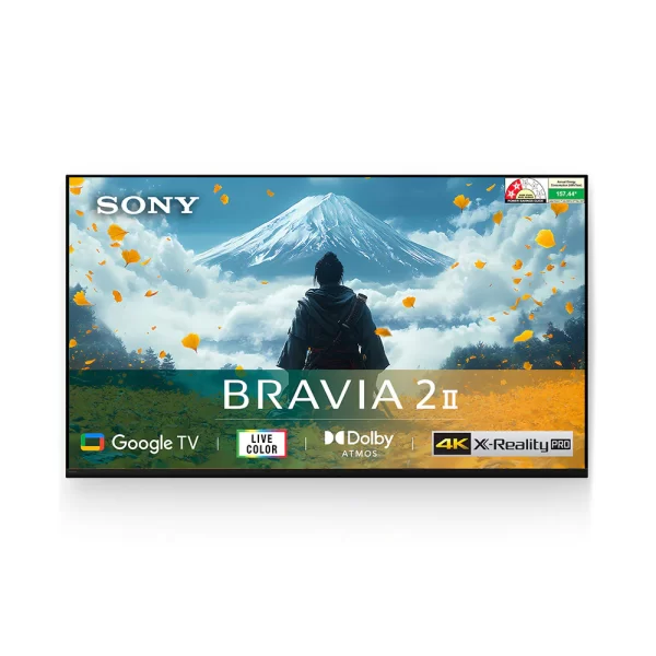 Sony 126 cm (50) BRAVIA 2 II 4K Ultra HD Smart LED Google TV K-50S22BM2 (Black)