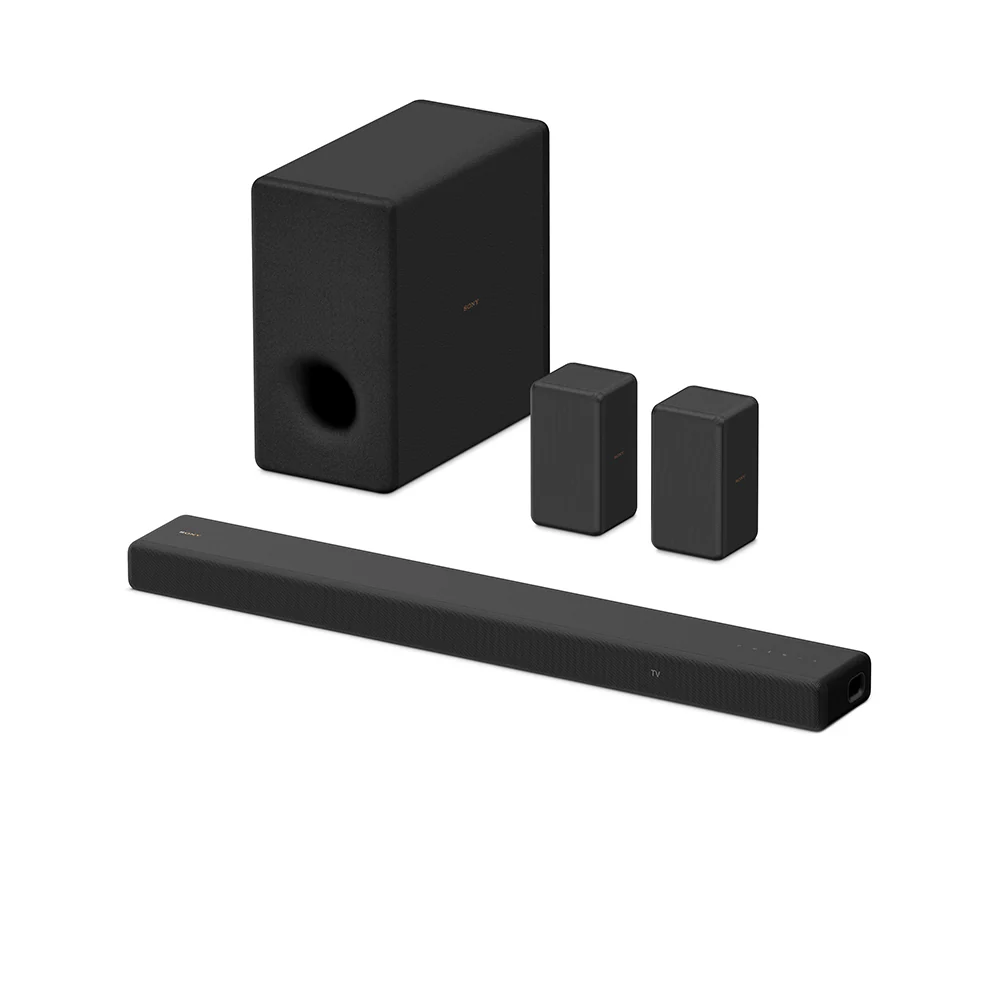 Sony HT-A3000 5.1ch 360 Spatial Sound Mapping SoundbarHome theatre system with Dolby Atmos and wireless Subwoofer SA-SW3 & Rear Speaker SA-RS3S (550W,Bluetooth,360 RA,HDMI eArc & Optical Connectivity)