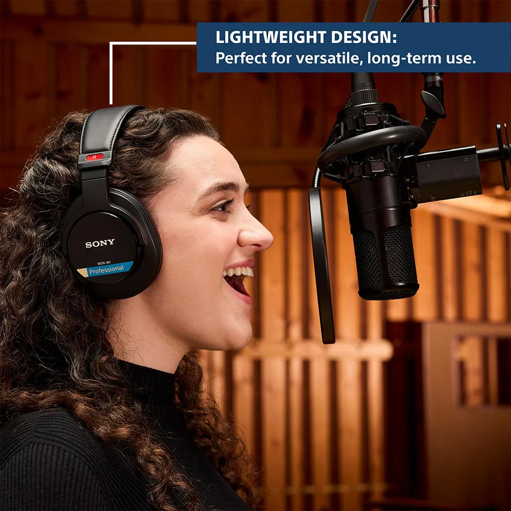 Sony MDR-M1 Wired High Resolution Monitor Headphones, Closed Back Design for Audiophile - Image 5