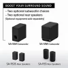 Sony HT-A3000 5.1ch 360 Spatial Sound Mapping SoundbarHome theatre system with Dolby Atmos and wireless Subwoofer SA-SW3 & Rear Speaker SA-RS3S (550W,Bluetooth,360 RA,HDMI eArc & Optical Connectivity)