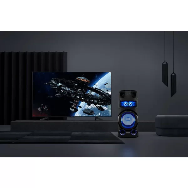 Sony MHC-V73D High Power Audio System with Bluetooth Technology(Karaoke,Gesture Control, Party Light, Taiko)