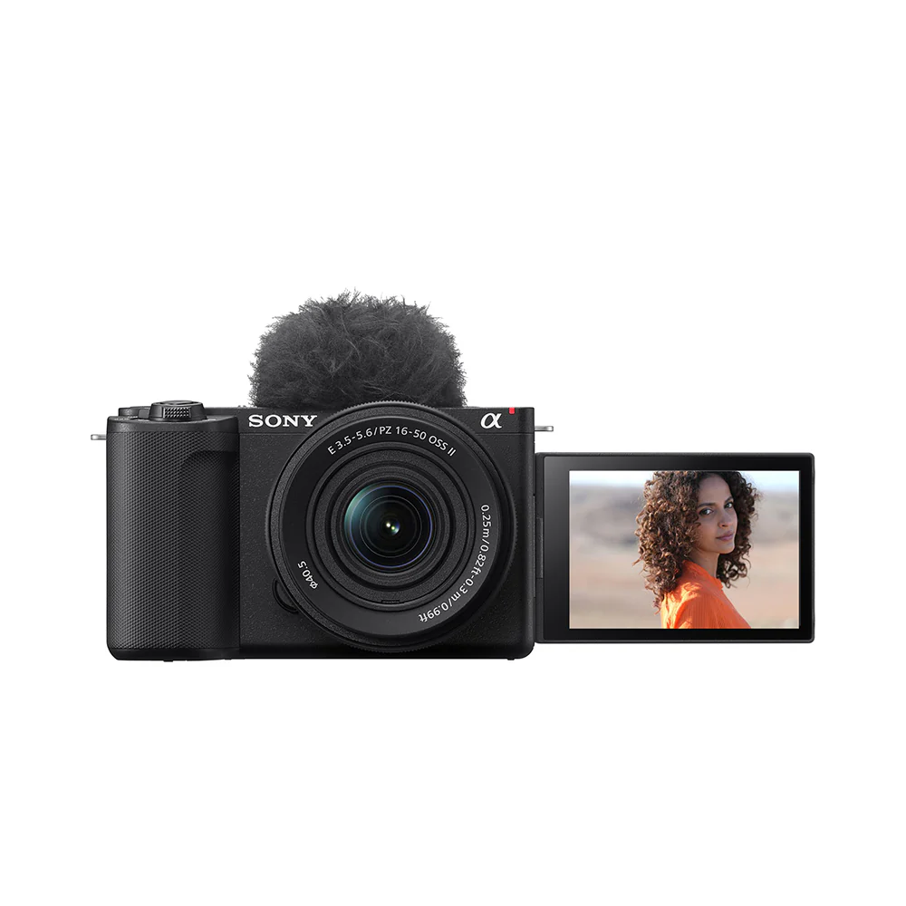 Sony Alpha ZV-E10M2K 26 MP Interchangeable Lens Mirrorless Vlog camera for creators (16-50mm Power Zoom Lens) | APS-C Sensor | 4K 60p with 10bit 4:2:2 recording - (Black)