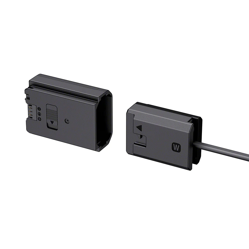 DC-C1 USB PD DC Coupler for Sony NP-FZ100 & NP-FW50 — Lockable Cable with Power Indicator, 1.6m Adjustable Cord for Continuous Camera Power