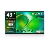 Sony 108 cm (43) BRAVIA 2 4K Ultra HD Smart LED Google TV K-43S25 (Black)