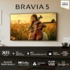 Sony 215 cm (85) BRAVIA 5 4K Ultra HD AI Technology Smart Mini LED Google TV K-85XR55A (Black)
