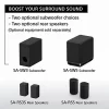 Sony HT-A3000 3.1ch 360 Spatial Sound Mapping SoundbarHome theatre system with Dolby Atmos and wireless Subwoofer SA-SW3 ( 450W,Bluetooth, Hi Res Audio, 360 RA,HDMI eArc & Optical Connectivity)