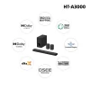 Sony HT-A3000 5.1.ch 360 SSM and Dolby Atmos Soundbar Home Theatre System with Wireless subwoofer SA-SW7 and Rear Speaker SA-RS5S(Hi Res & 360 Reality Audio, Bluetooth,Google/Alexa)