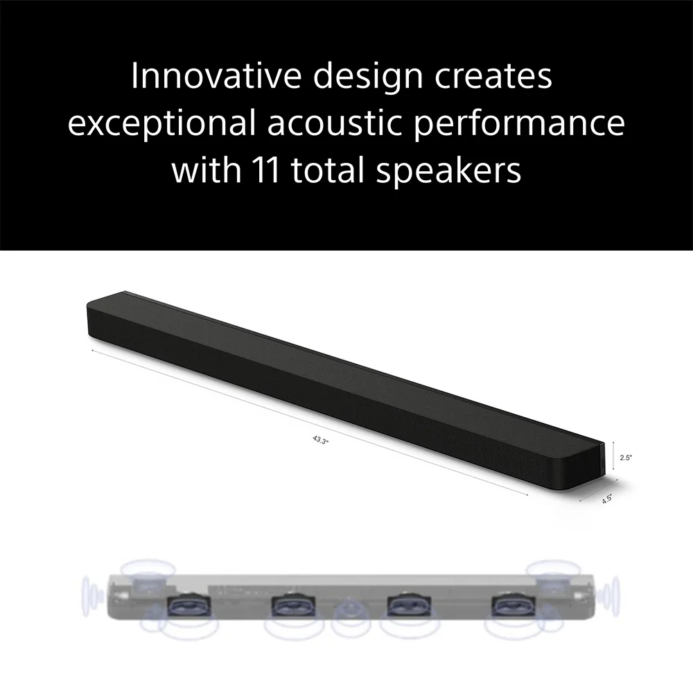 Sony Bravia Theatre Bar 8(HT-A8000) with 360 SSM,IMAX,Dolby Atmos/DTSx Premium Soundbar Home Theatre System with subwoofer SW7 & Rear Speaker SA-RS5(360 RA,Voice Zoom3,8K/4K HDR,HDMI eArc,BT),Black - Image 6