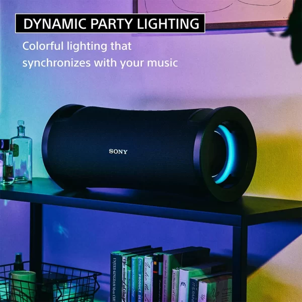 Sony ULT FIELD 7 Wireless Bluetooth Portable Speaker with 30H Battery life, ULT button(2 Modes) for Massive Bass,Comfortable Handle,Colourful Light,Powerbank,Waterproof,Dustproof,Karaoke,Party Connect