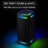 Sony ULT TOWER 9 Party Speaker with Massive Bass,360° Sound and Party Lights,Karaoke ,Touch Panel, Bluetooth,TV Sound Booster, Corded Electric (SRS-ULT900)- Get Wireless Dual ULTMIC1