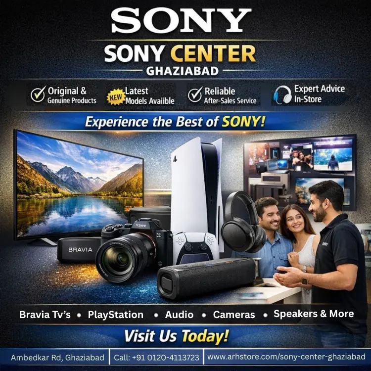 Top Sony products 2026 including PlayStation 5, BRAVIA XR OLED TV, WH-1000XM6 headphones and Sony camera