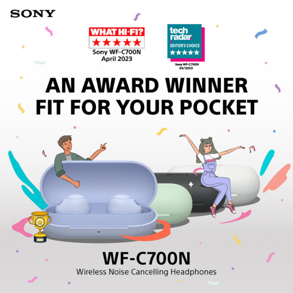 Sony WF-C700N Bluetooth Lightest Truly Wireless
