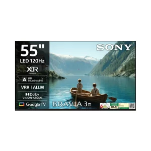 Sony 139 cm (55 inches) BRAVIA 3II AI XR Powered 4K 120HZ Ultra HD Smart LED Google TV K-55XR35M2 (Black) K-55XR35M2 IN5 |