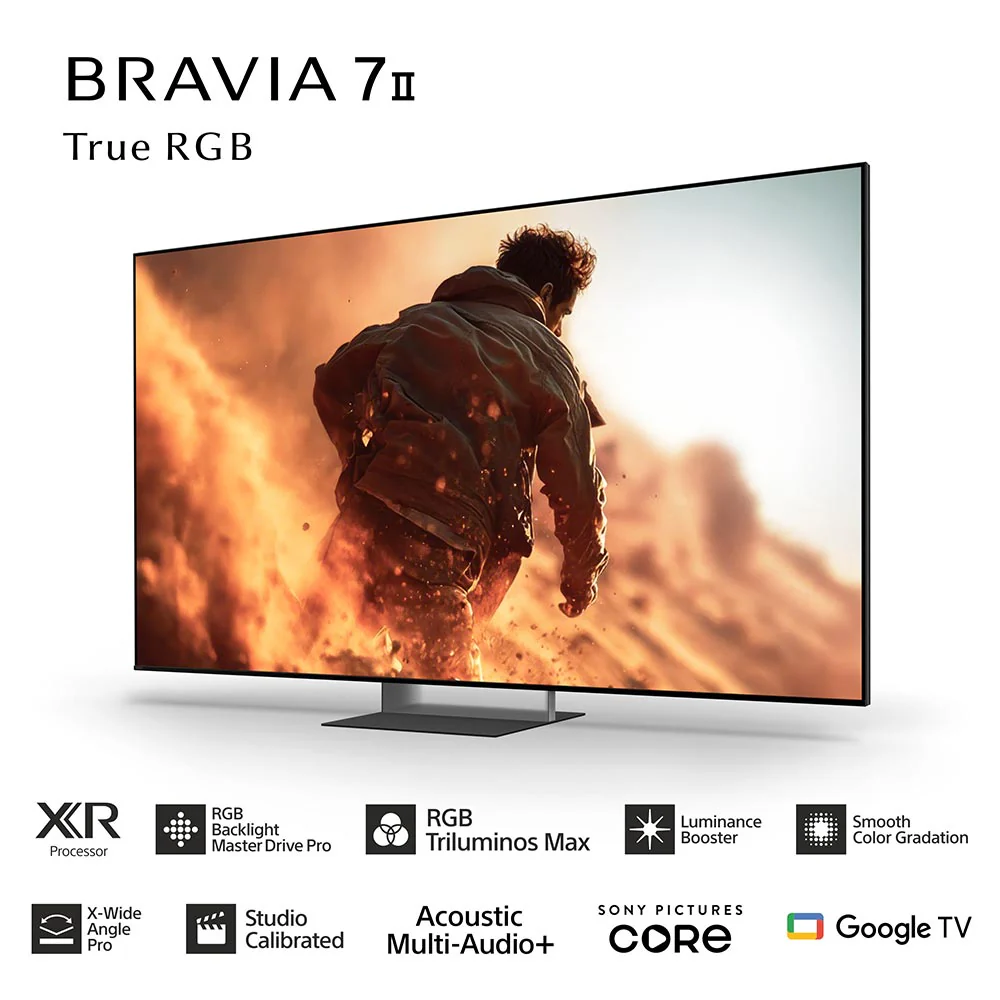 Sony BRAVIA 7II True RGB Series 215 cm (85 Inch) TV, AI XR Powered 4K Ultra HD (3840 x 2160) 120HZ Smart RGB LED Google TV, K-85XR70M2 (Black) - Image 4