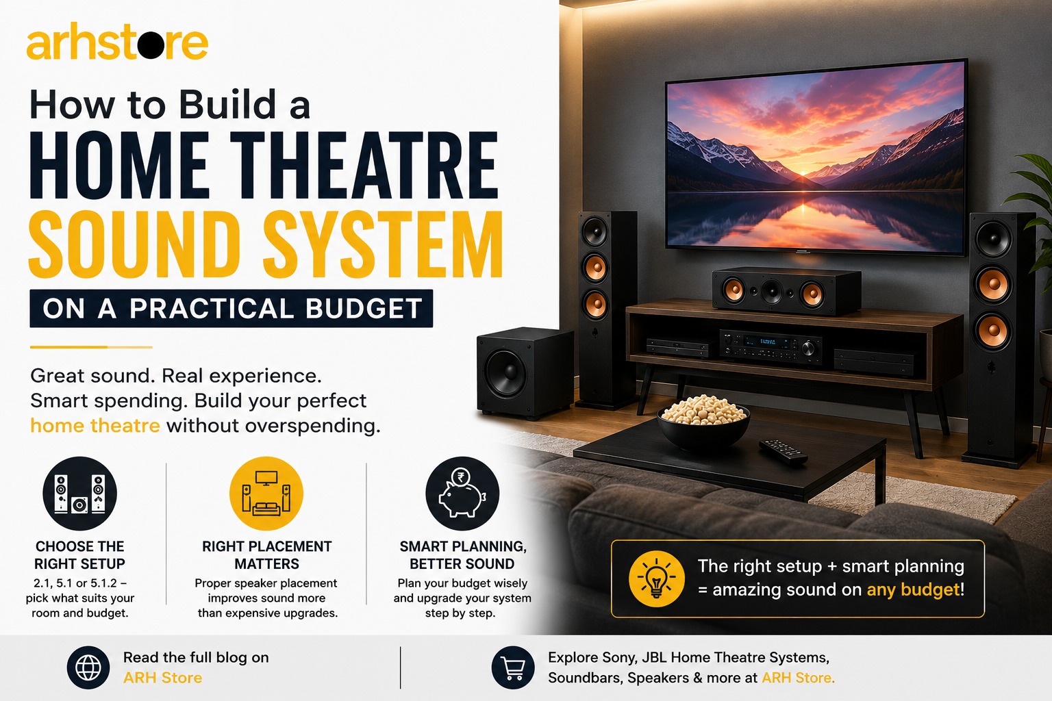 How to Build a Home Theatre Sound System on a Practical Budget
