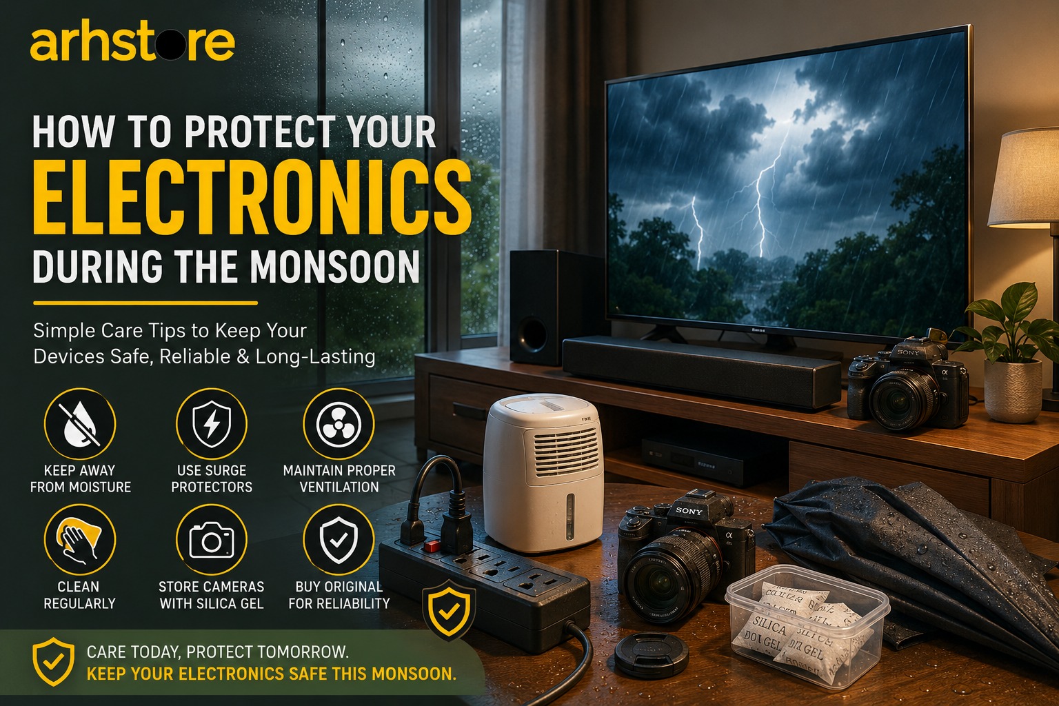 How to Protect Your Electronics During the Monsoon