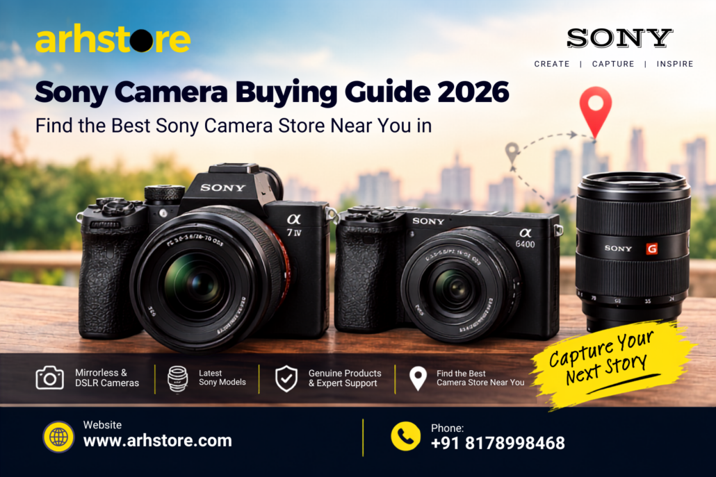Sony Camera Buying Guide 2026 Find the Best Sony Camera Store Near You in Noida, Ghaziabad & Greater Noida