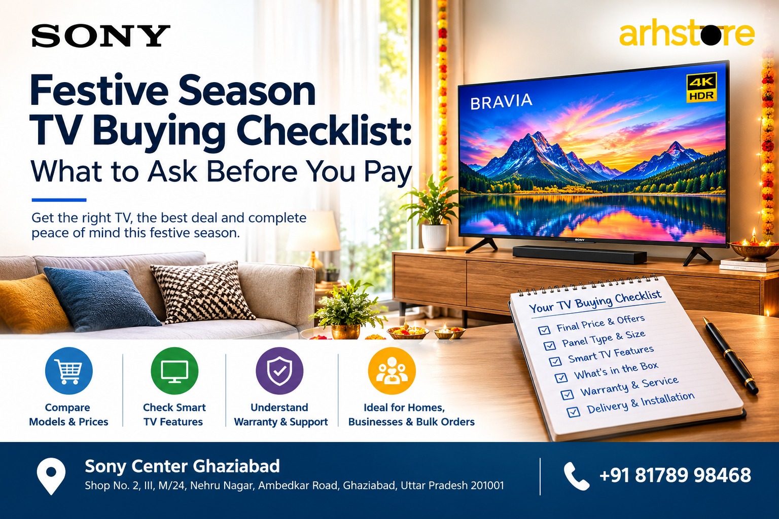 Festive Season TV Buying Checklist: What to Ask Before You Pay